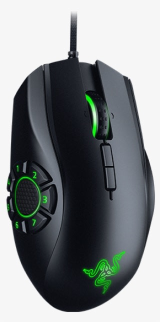 Razer Naga Hex V2 Gaming Mouse Mmo Side Top - Razer Naga Hex V2 Gaming Mouse - Transparent PNG Free Download