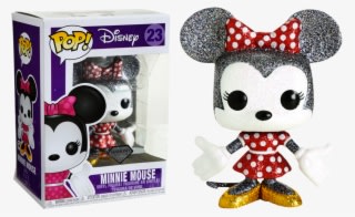 Minnie Mouse Diamond Glitter Funko Pop Vinyl Figure - Minnie Mouse Diamond Funko Pop - Transparent PNG Free Download