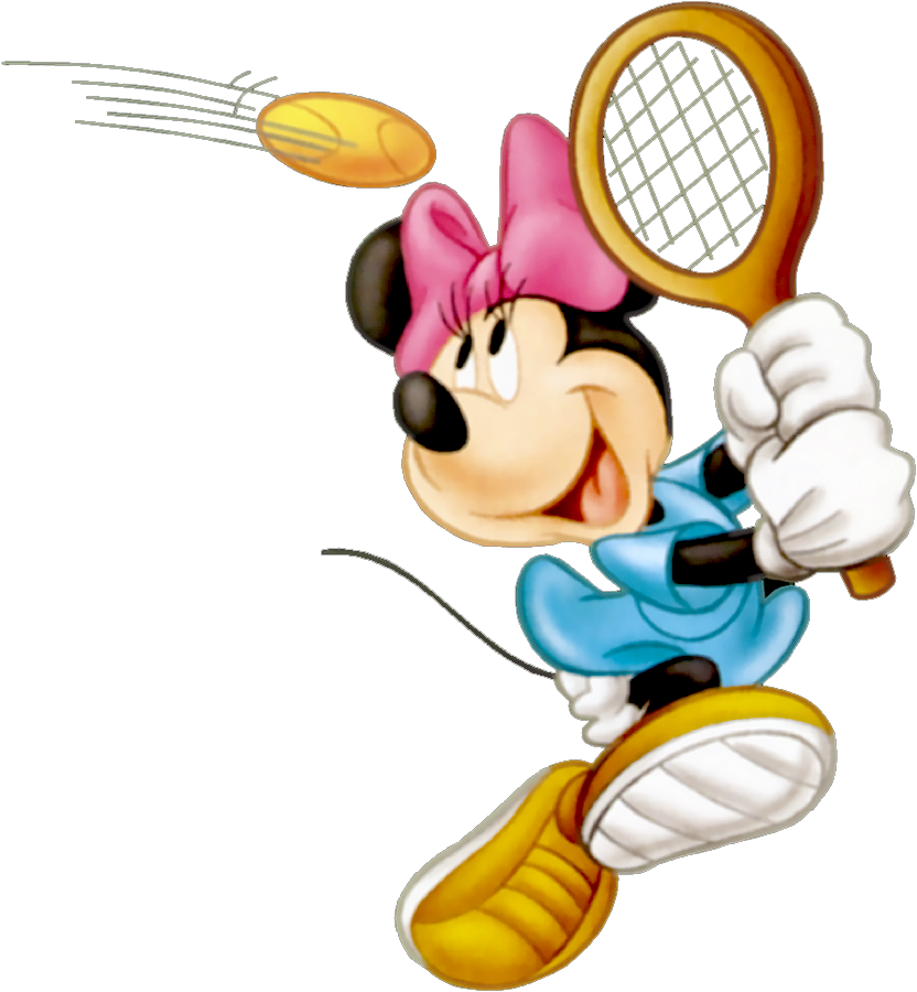 Minnie Tennis - Minnie Mouse Tennis - Transparent PNG Free Download