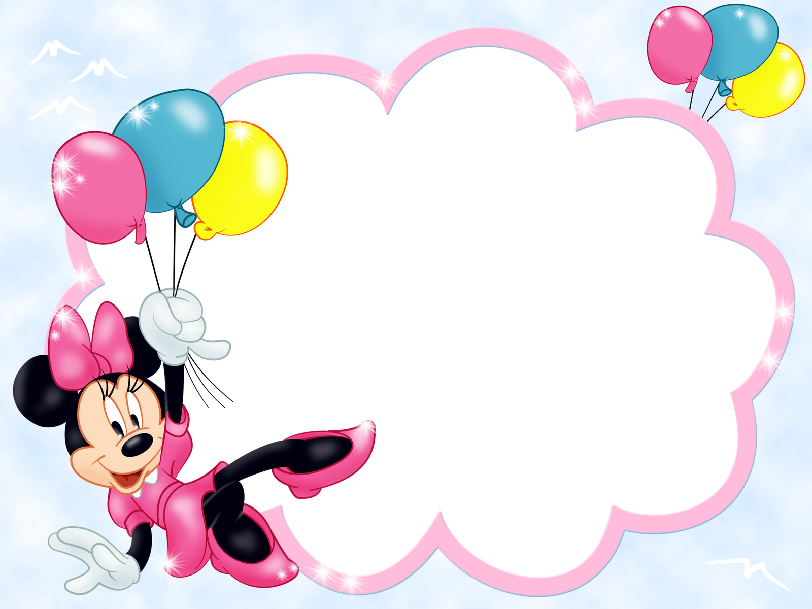 Png Royalty Free Stock Kids Transparent Frame With - Marcos De Minnie Mouse - Transparent PNG Free Download