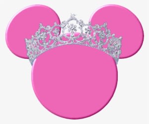 Crown Clipart Minnie - Pink Minnie Mouse Head Clip Art - Transparent PNG Free Download