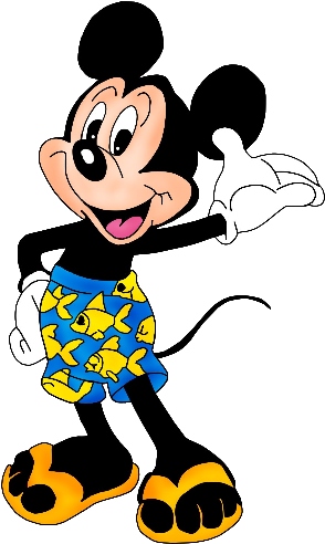 Holiday On The Png Disney Picks Mickeymouseholiday - Mickey Mouse On The Beach - Transparent PNG Free Download