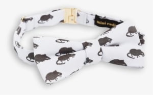 Mini Rodini Boys Mouse Print Bow Tie - Transparent PNG Free Download