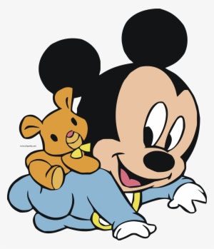 Baby Mickey Bear Clipart Png - Mickey Mouse Baby Png - Transparent PNG Free Download