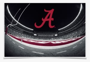 Alabama Crimson Tide Bryant-denny‰ã¢ End Zone Fisheye - Alabama Crimson Tide Mouse Pads - Transparent PNG Free Download