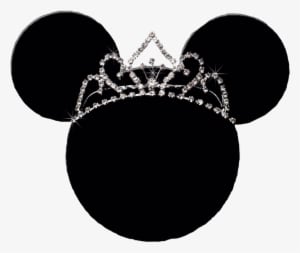Tumblr Png Black - Mickey Mouse Ears With Crown - Transparent PNG Free Download