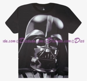 Disney Star Tours Darth Vader Helmet T-shirt © Dizdude - Mickey Mouse Jedi T Shirts - Transparent PNG Free Download