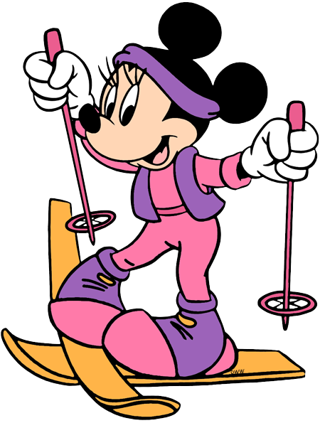 Disney Skiing Clip Art Disney Clip Art Galore - Skiing Mickey Mouse - Transparent PNG Free Download