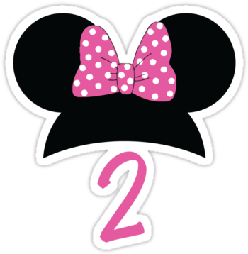 Minnie Mouse 2nd Birthday Png - Transparent PNG Free Download
