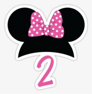 Minnie Mouse 2nd Birthday Png - Transparent PNG Free Download