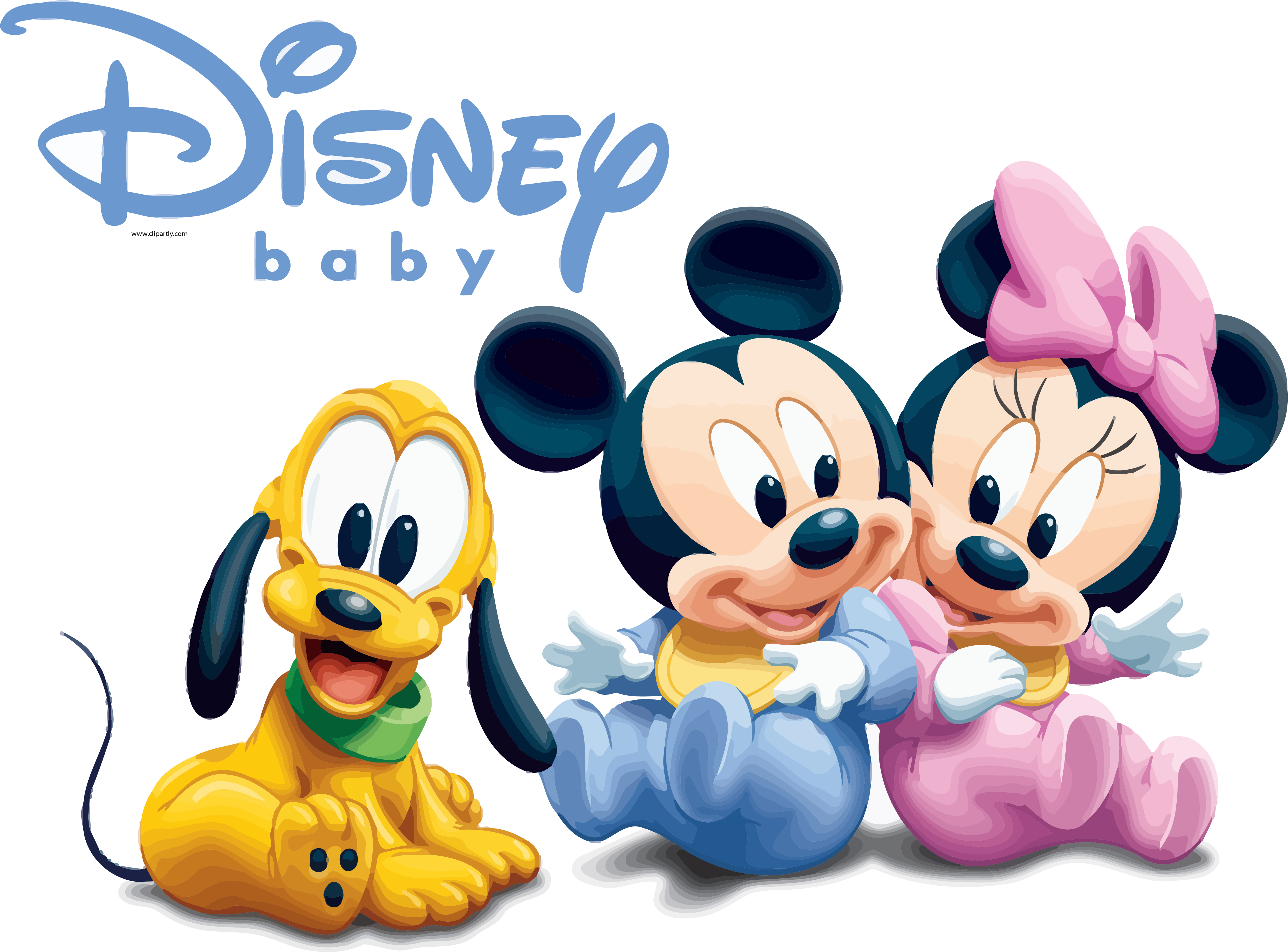 Disney Clipart Wallpaper - Baby Mickey And Minnie Mouse Png - Transparent PNG Free Download