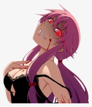 Yuno Gasai Yuno Gasai Gasai Yuno Yunogasai Animegirl - Mirai Nikki Mouse Pad, Mousepad (10.2 X 8.3 X 0.12 - Transparent PNG Free Download