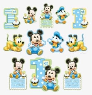 All Sticker Sample Mickey And Friends Baby Clipart - Happy 1st Birthday Boy Mickey Mouse - Transparent PNG Free Download
