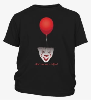 Red Balloon Fear Horror Halloween Funny T-shirt - Louis Vuitton Mickey Mouse - Transparent PNG Free Download