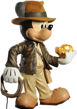No Caption Provided - Mickey Mouse Indiana Jones - Transparent PNG Free Download