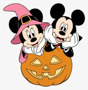 October Mickey And Minnie Halloween - Mickey And Minnie Mouse Halloween - Transparent PNG Free Download
