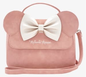 Disney Apparel Minnie Ears And Bow Pink Crossbody Bag - Loungefly Pink Minnie Mouse Bag - Transparent PNG Free Download