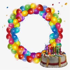 Birthday Balloons Frame - Mickey Mouse Balloon Arch Png - Transparent PNG Free Download