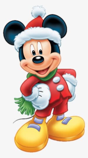 Choose From Our Wide Range Of Christmas Lifesize Cardboard - Christmas Mickey Mouse - Transparent PNG Free Download