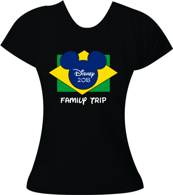 Camiseta Para Viagem À Disney - Mickey Mouse - Transparent PNG Free Download