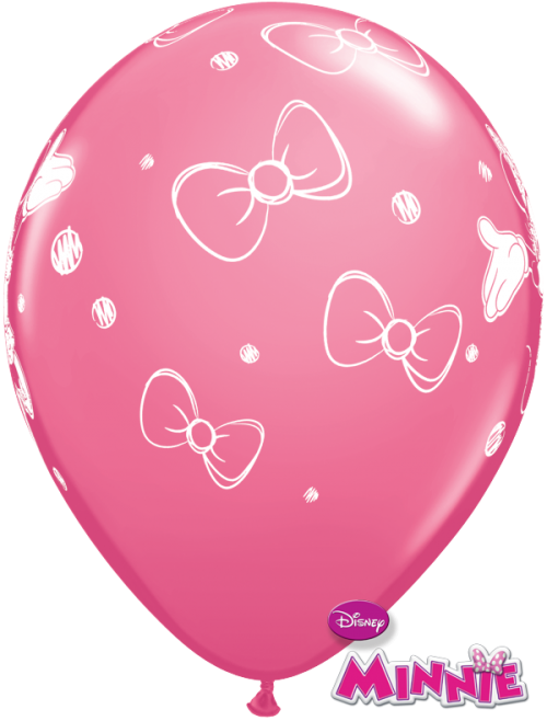 Minnie Mouse Latex Balloons 6s - Transparent PNG Free Download
