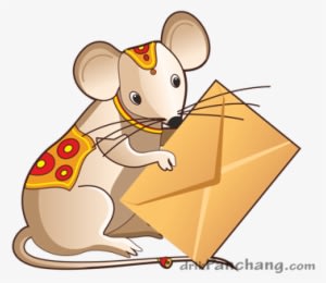 Freeware Ganesha Message Image From Bal Ganesha Gallery - Bal Ganesh Mouse Png - Transparent PNG Free Download