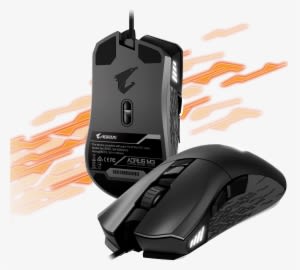 On The Fly Dpi Adjustable - Aorus M3 Gaming Mouse - Transparent PNG Free Download