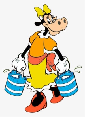 Mickey Mouse Cow Character - Transparent PNG Free Download