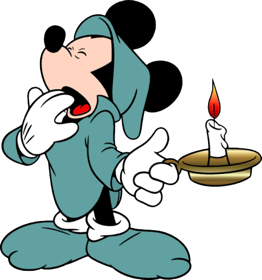 Mickey Mouse Buenas Noches - Transparent PNG Free Download