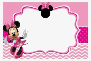 Report Abuse - Minnie Mouse Invitation Template - Transparent PNG Free Download