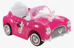 Disney Minnie Convertible 6 Volt Battery Powered Ride - Minnie Mouse Huffy Car - Transparent PNG Free Download