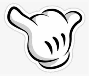 Pin Mickey Hand Tumblr On Pinterest - Mickey Mouse Hand Dope - Transparent PNG Free Download