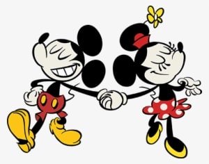 Mickey Minnie Artwork 3 - Mickey Mouse - Transparent PNG Free Download