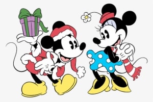 Classic Santa Mickey Classic Mickey, Minnie - Minnie Mouse Colouring Page Free - Transparent PNG Free Download