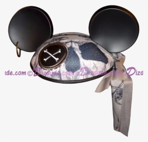 Pirate Mickey Ear Hat ~ Disney Magic Kingdom - Disney Parks Pirates Ear Hat Mickey Mouse Ears - Transparent PNG Free Download