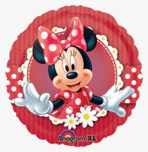 Globo Mad About Minnie - Minnie Mouse Happy Birthday Balloons - Transparent PNG Free Download