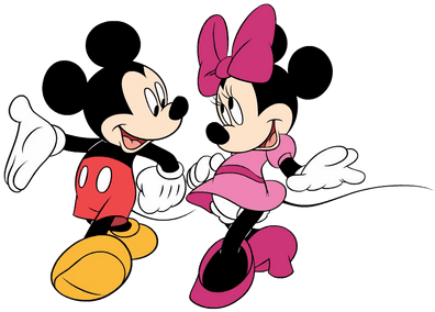 Mickey Y Minnie Enamorados - Mickey And Minnie Mouse - Transparent PNG Free Download