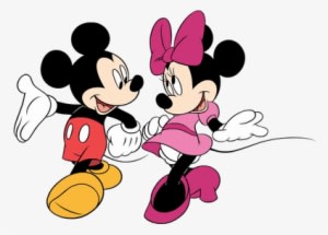 Mickey Y Minnie Enamorados - Mickey And Minnie Mouse - Transparent PNG Free Download