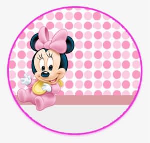Alfajores3 -candy Bar Minnie Bebe 2 Kit Imprimible - Baby Minnie Mouse Invitations Baby Shower - Transparent PNG Free Download