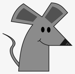 Rat Clipart Creepy - Easy Cartoon Cute Mouse - Transparent PNG Free Download