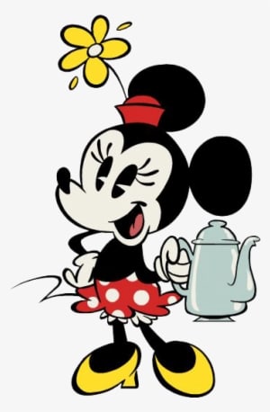 Cartoon Minnie W/coffee Pot - Minnie Mouse Disney Xd - Transparent PNG Free Download