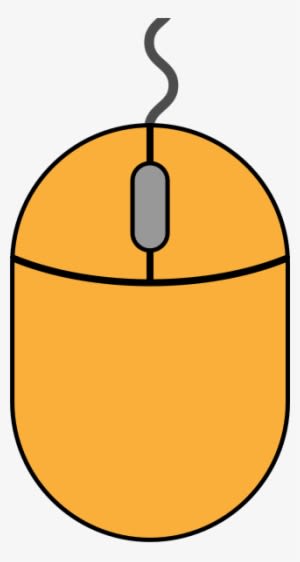 Mouse Icon2 Light Orange - Orange Mouse Png - Transparent PNG Free Download