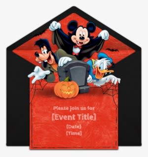 Camping Kids Camp Clip Art - Mickey Mouse Halloween Invitations - Transparent PNG Free Download
