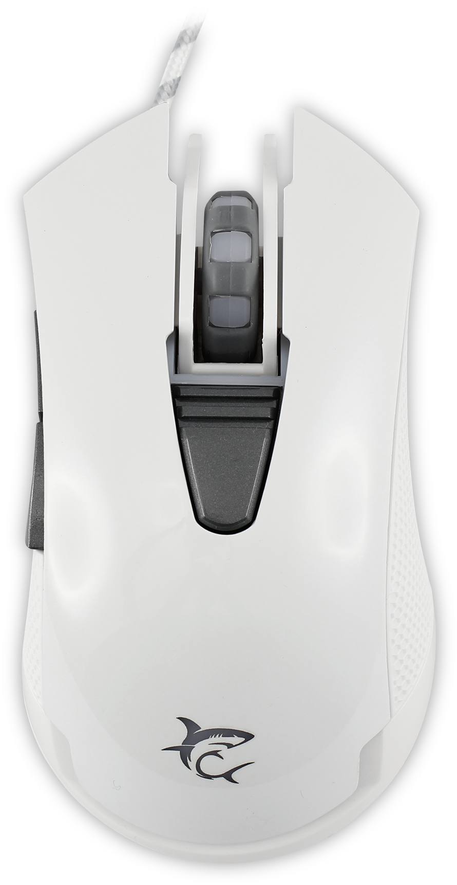 Miš Gm-1603 Genghis Khan Bijeli / 4800 Dpi - White Shark Mouse Genghis Khan - Transparent PNG Free Download