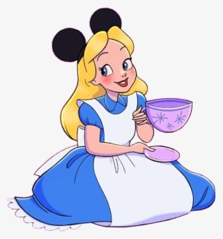 Image Royalty Free Library Aliceinwonderland Mickeyears - Disney Princesses Wearing Mickey Mouse Hats - Transparent PNG Free Download