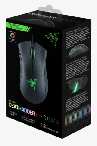 Razer Deathadder - Razer Deathadder Chroma - Usb Optical Mouse - Transparent PNG Free Download