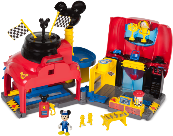 Mickey Roadster Racers Garage - Mickey Mouse Clubhouse Mickey Roadster Racers Garage - Transparent PNG Free Download
