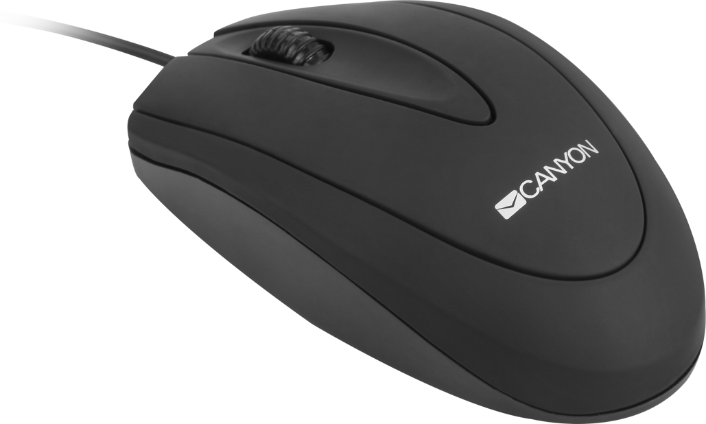 Компьютерная Мышь Canyon Cne-cms1 Black Блокнот Printio - Canyon Mouse - Transparent PNG Free Download