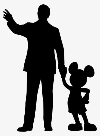 Walt Disney Mickey Mouse Silhouette - Transparent PNG Free Download