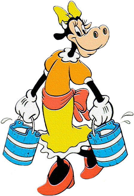 Clarabelle - Clarabelle Cow Mickey Mouse - Transparent PNG Free Download